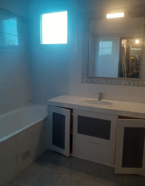 Salle de bain ancienne baignoire